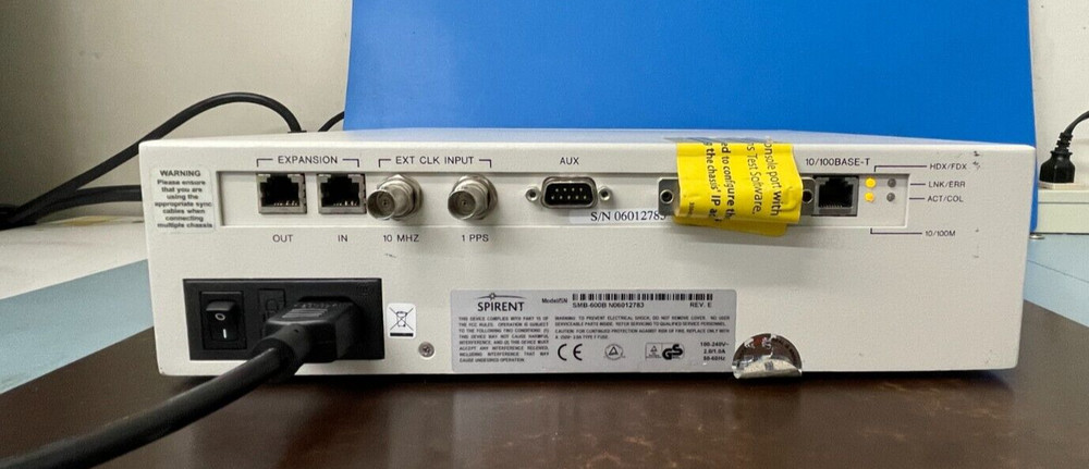 Spirent SMB-600B Performance Analysis System With LAN-3320A Module