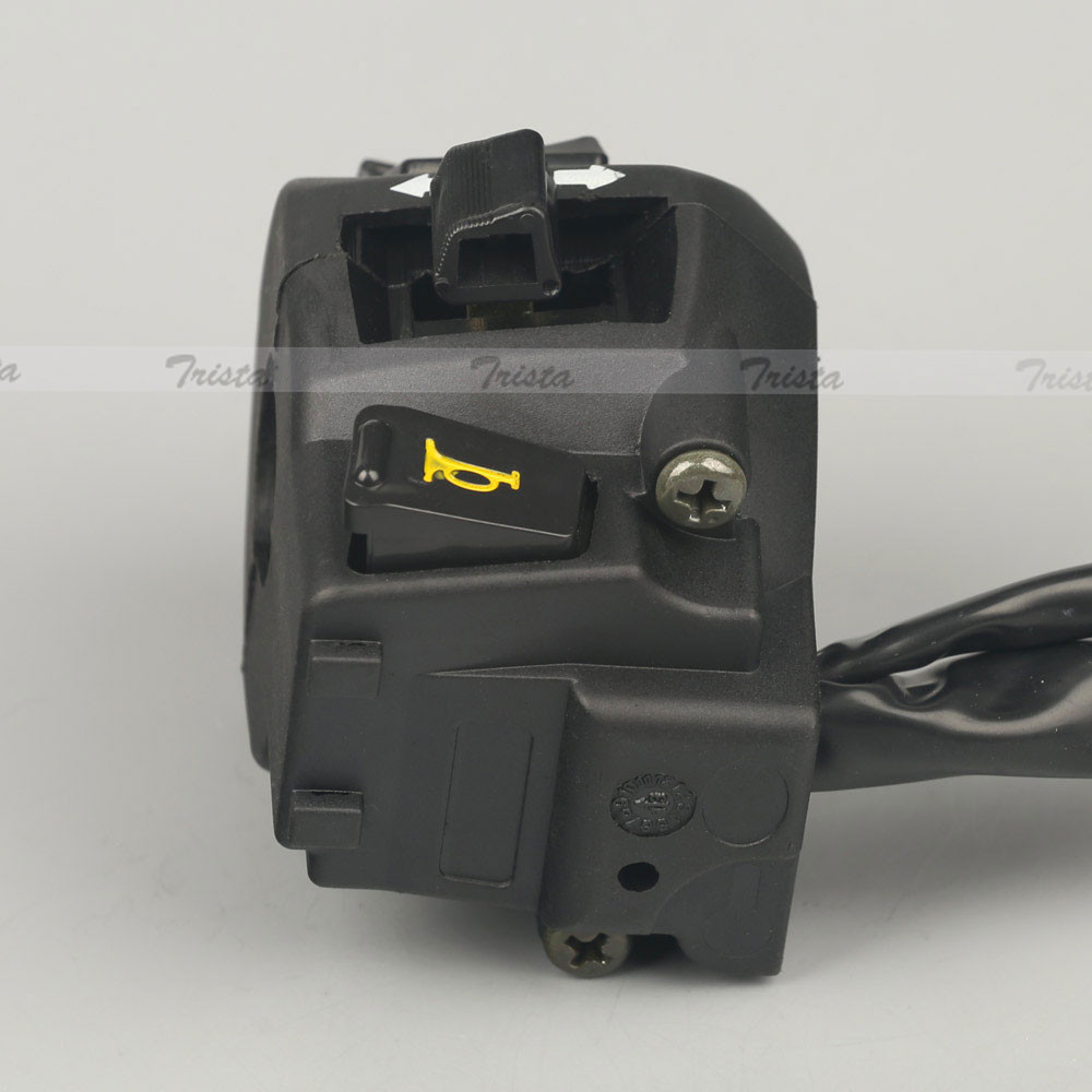 Motorcycle 7/8" Handlebar Horn Turn Signal Headlight Electrical Start Switch #C3