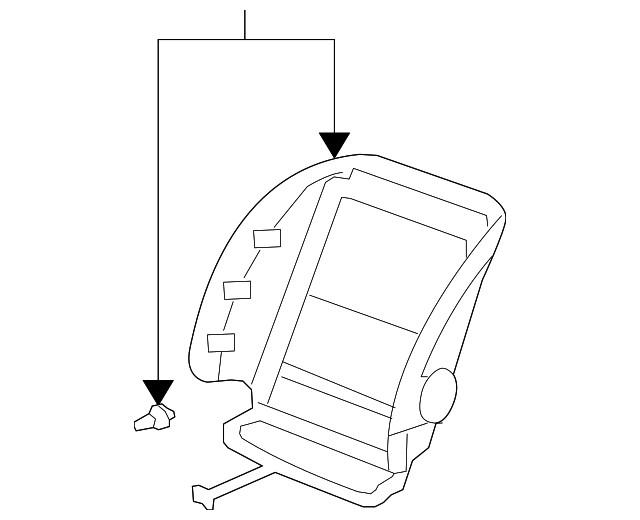 Genuine Honda Seat Back Panel 81528-SWB-A11ZB