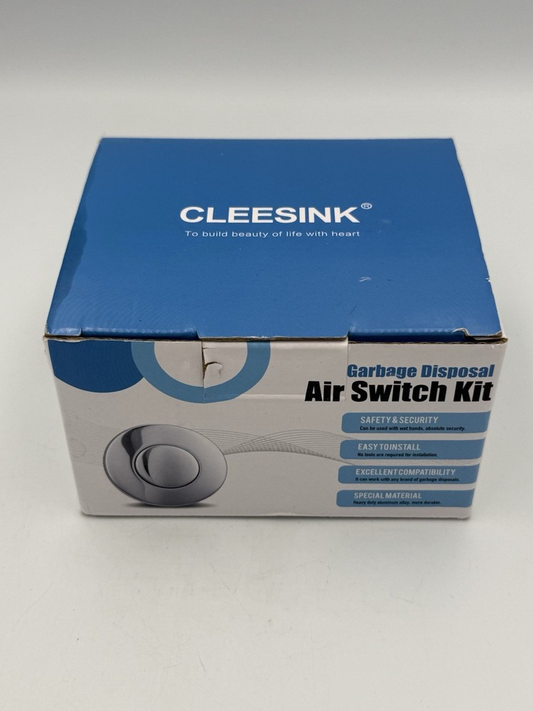 CLEESINK Garbage Disposal Air Switch Kit NIB