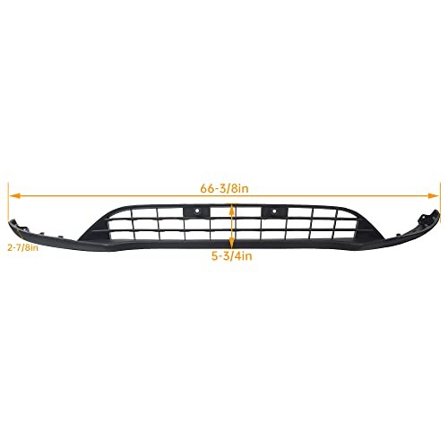 Front Bumper Valance Lower Grill Compatible with 2015-2018 Ford Focus W/O