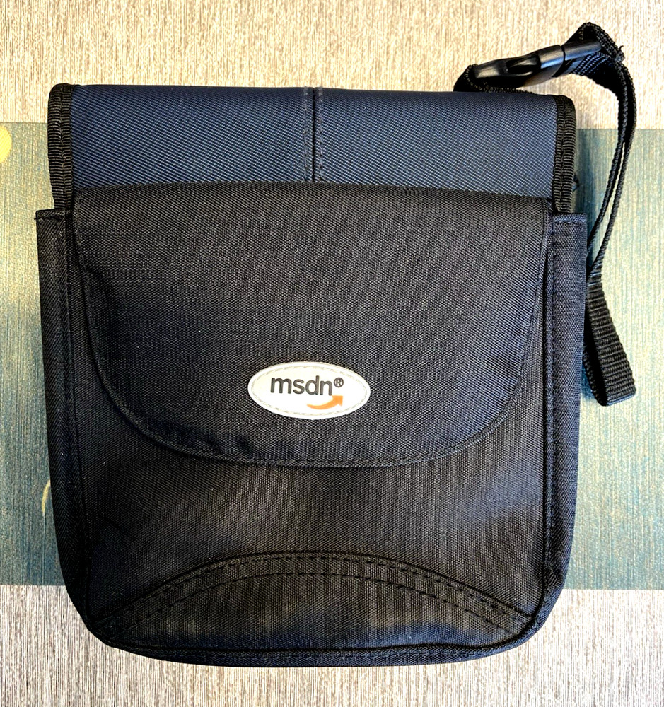 Microsoft MSDN CD DVD Carrying Case Wallet Black Blue Developer Tech Collectible