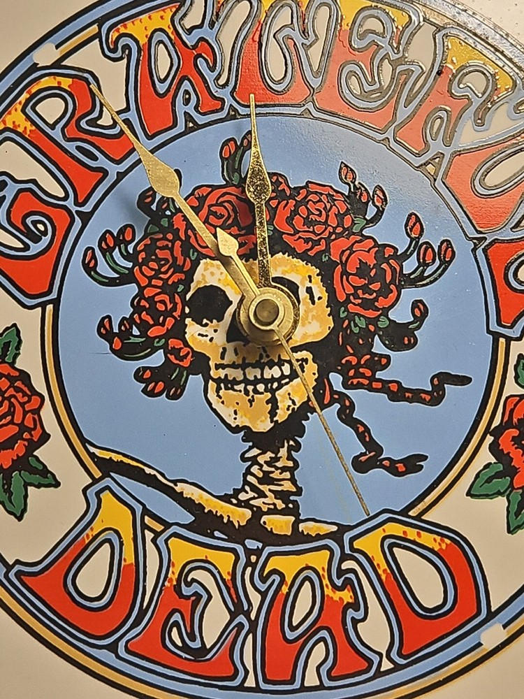 Vintage Grateful Dead Clock 1971 GDM Inc WORKS!