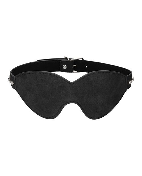 Shots Ouch Diamond Studded Eye Mask Black