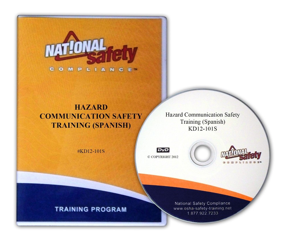 Spanish Hazard Communication DVD Video Training Kit  - GHS, SDS, & Labels