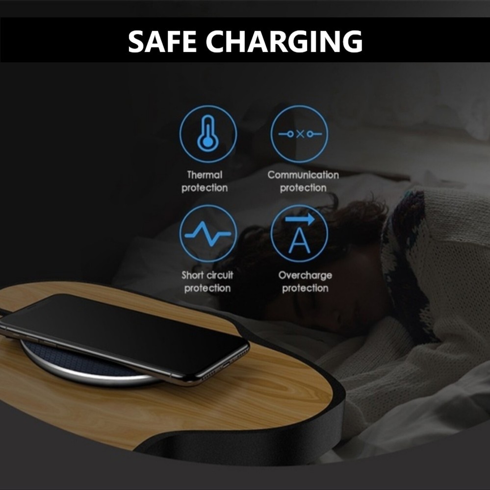 20W Wireless Charger Fast Charging Pad Dock For Samsung iPhone Android Universal