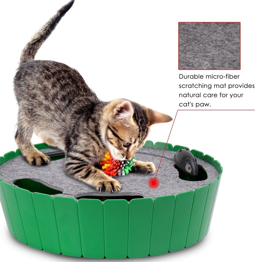 Automatic Cat Toy - Pop and Play Teaser for Indoor Cats