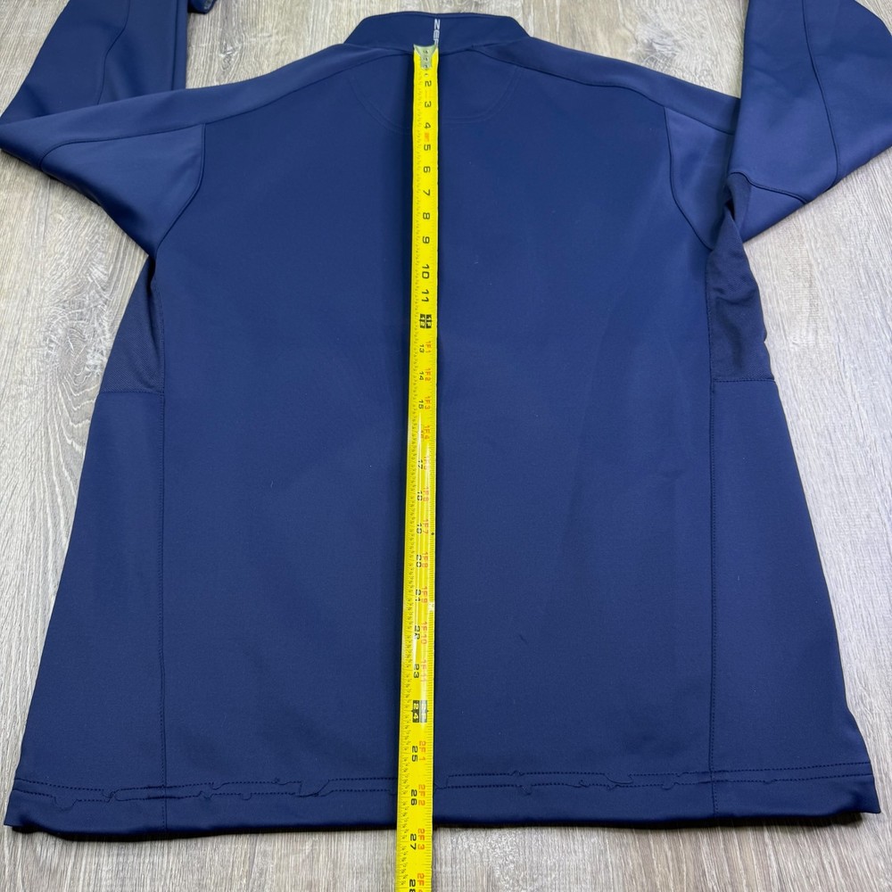 Zero Restriction Mens Blue Tour Series Golf Pullover Jacket US Open Size M