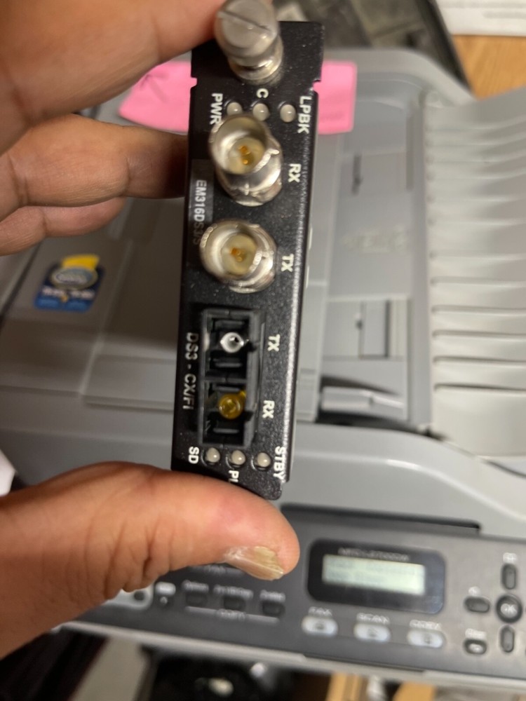 NBase Communications Fiber Driver EM316DS3 Card