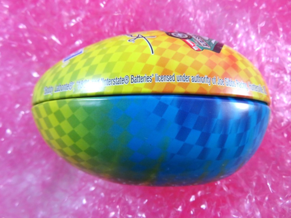 Empty Tin Easter Eggs NASCAR Bobby Labonte and Funny Bunny Rabbit Spring Décor