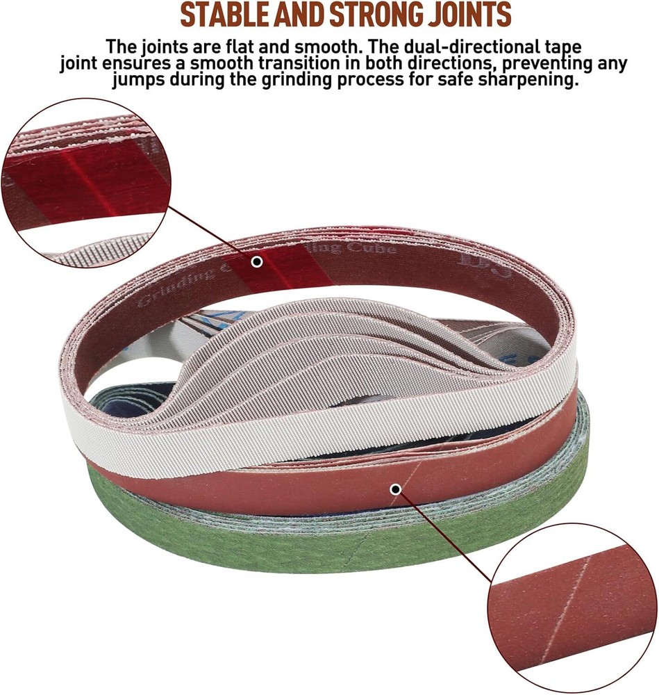 Work Sharp Ken Onion Edition Replacement Belt Kit, 45 Pcs