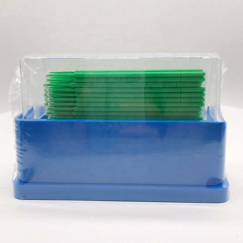 400 Pcs Micro Applicator Brush Tip Disposable Dental Dispenser Holder Container