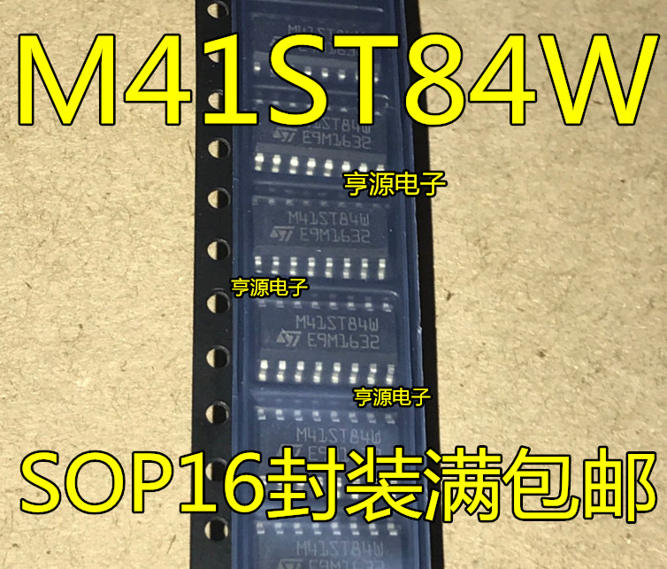 10Pcs ST Microelectronics M41ST84WMQ6E IC RTC 3.0V 512BIT #98HY