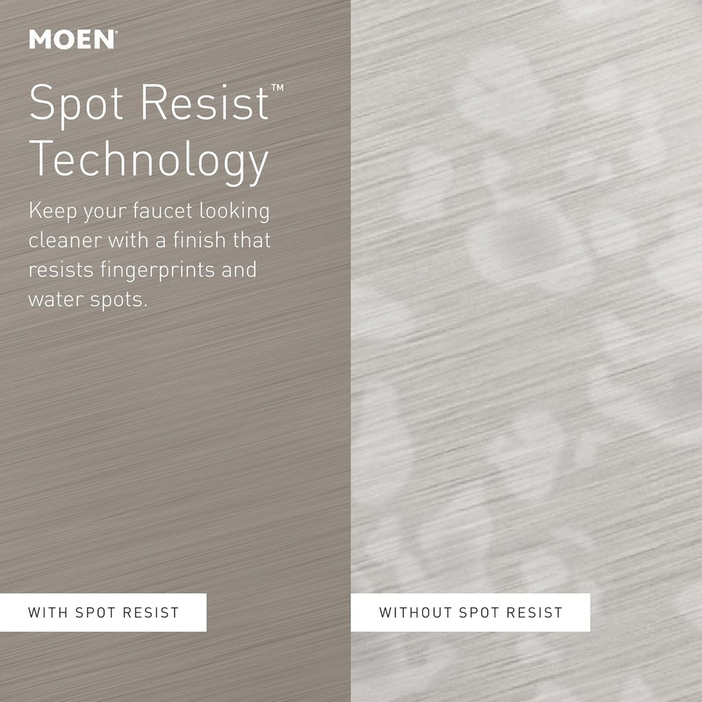 Moen Ignite Brushed Nickel Five-Function 3-3/4" Diameter 5-Function Shower Spray