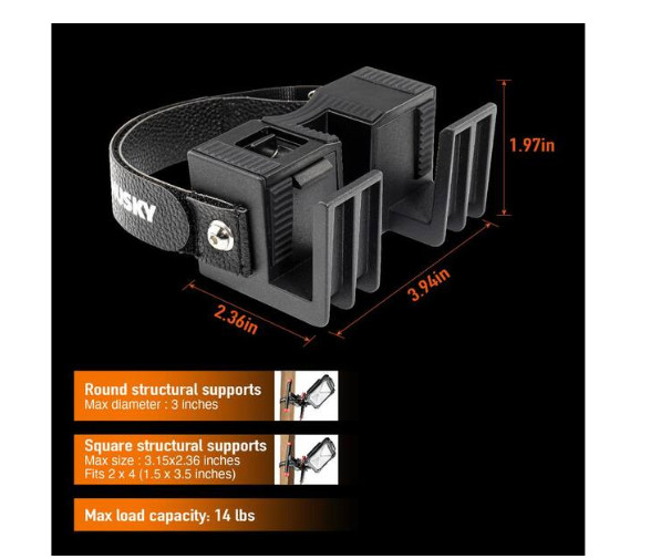 Husky Portable Work Light Mount with Strap K9028