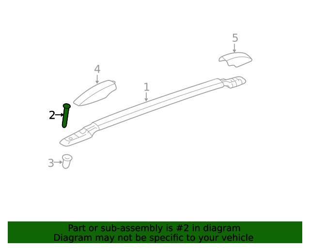 Genuine GM Rail Bolt 11609930
