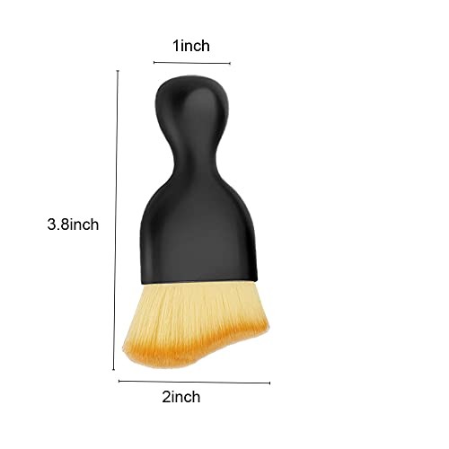 Soft Microfiber Car Detailing Brushes 4 Pack - Scratch-Free Interior &
