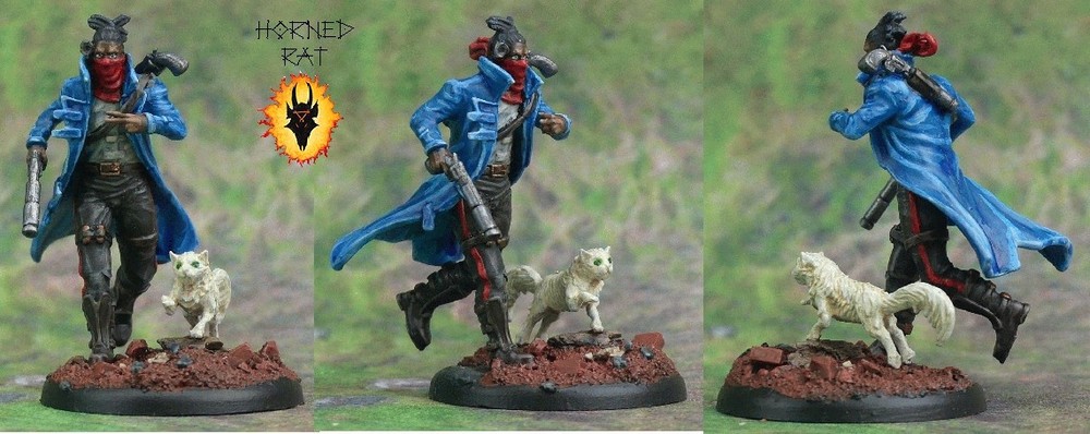 Malifaux Guild Models, 3 models, painted