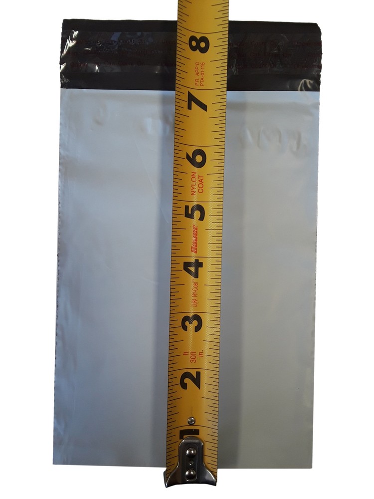 500 5x7 White Poly Mailer Plastic Shipping Bag Envelopes Polybags Polymailer