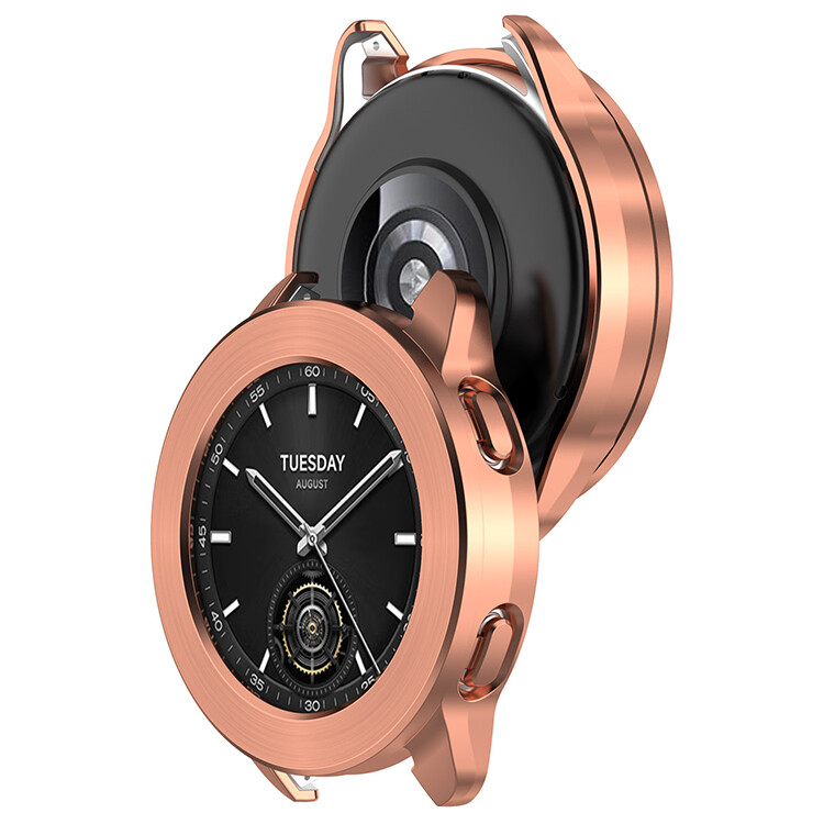 For Xiaomi Watch S3 Replacement TPU Frame Protector Bumper Shockproof Case Cover
