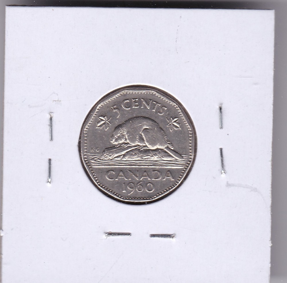 1960 Canada 5 Cents