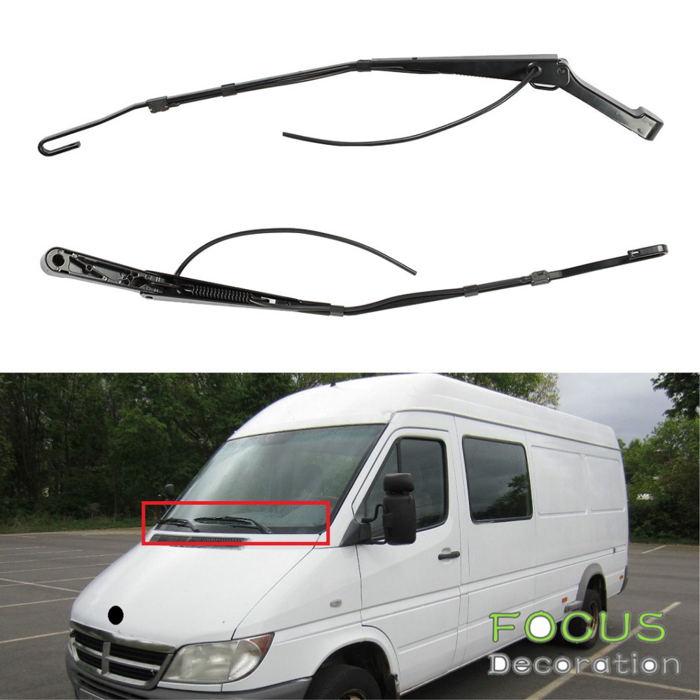 Front Left&Right Windshield Wiper Arm For Dodge Freightliner Sprinter 2500 3500