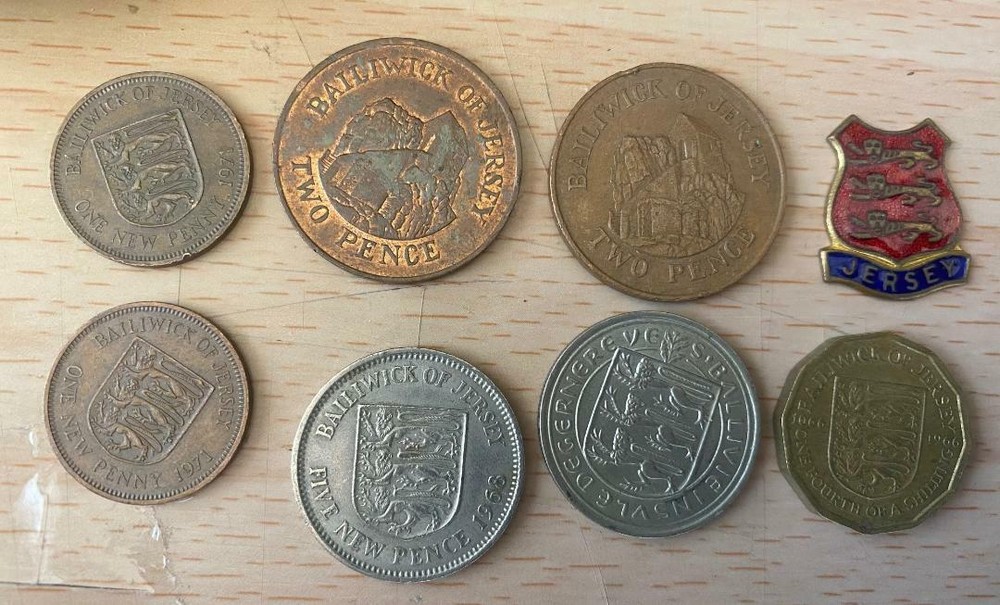 JERSEY COINS ASSORTED