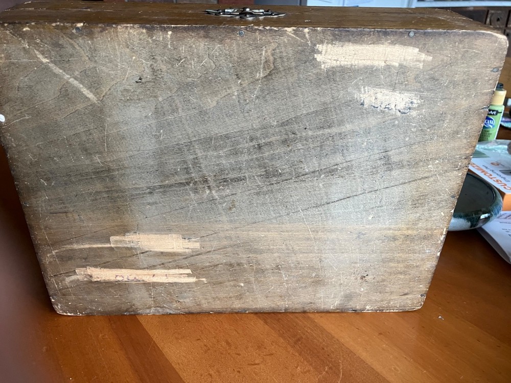 Antique Mandeville & King Co. Seed Box Wood