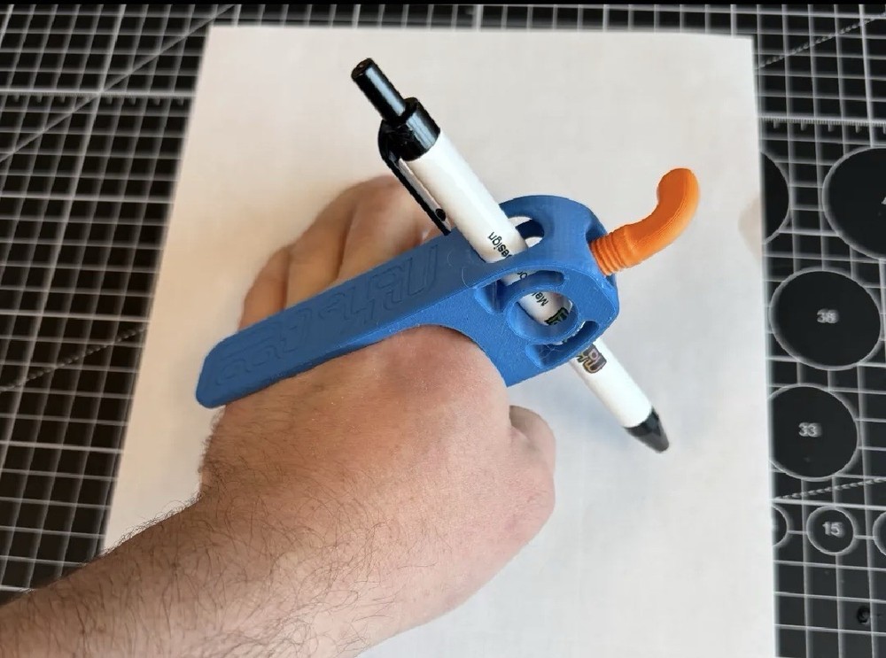 Adaptive Palm Pen Holder 3-Pack | Small Medium Large) Writing Aid | Ergonomic