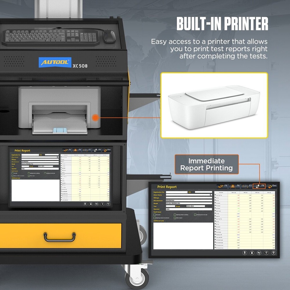 AUTOOL 3D Wheel Alignment Machine Fully Automatic Tracking Tire Aligner System