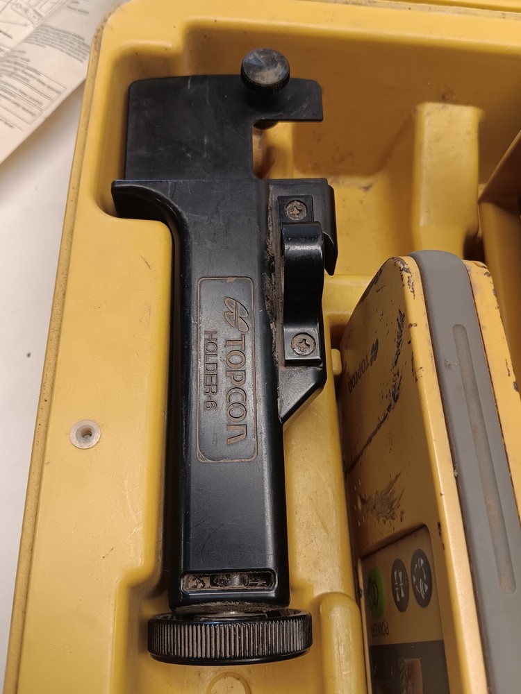 RL-50B Rotating Level Laser With Case and Receiver Powers On