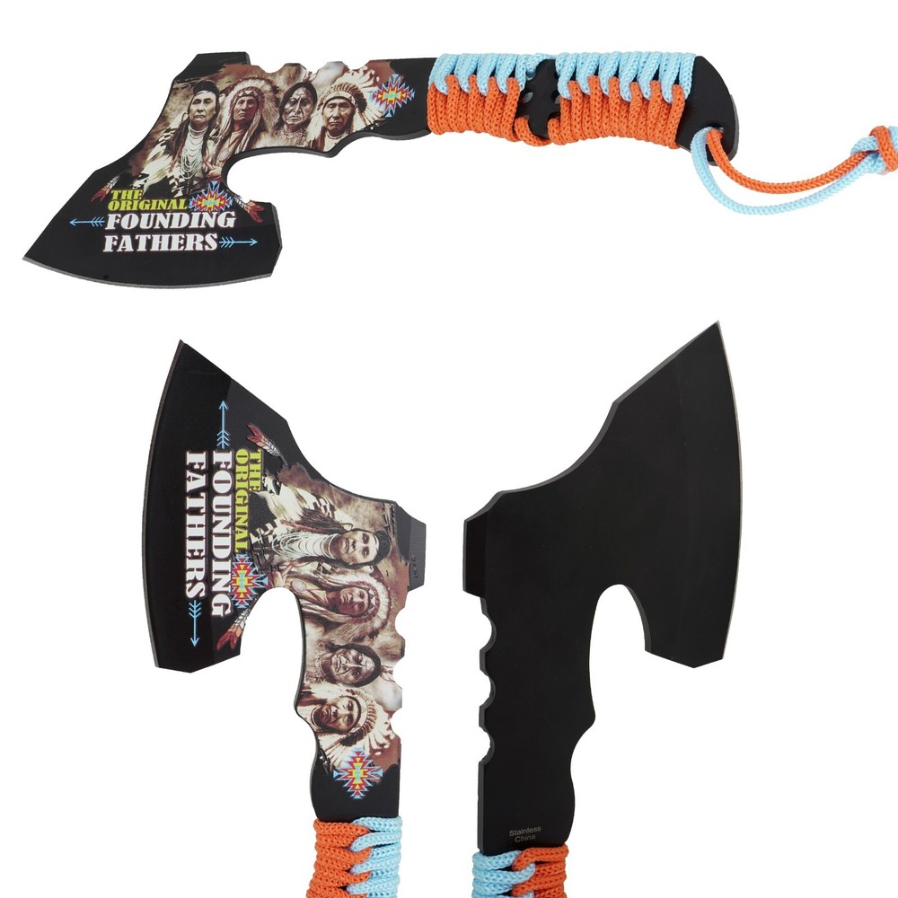 Tomahawk Founding Fathers Axe Survival Hatchet, Great for Outdoors Activity