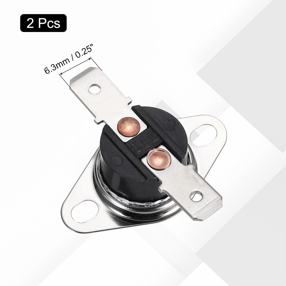 Temperature Control Switch , Thermostat , KSD301 20°C , 10A , N.O 2pcs