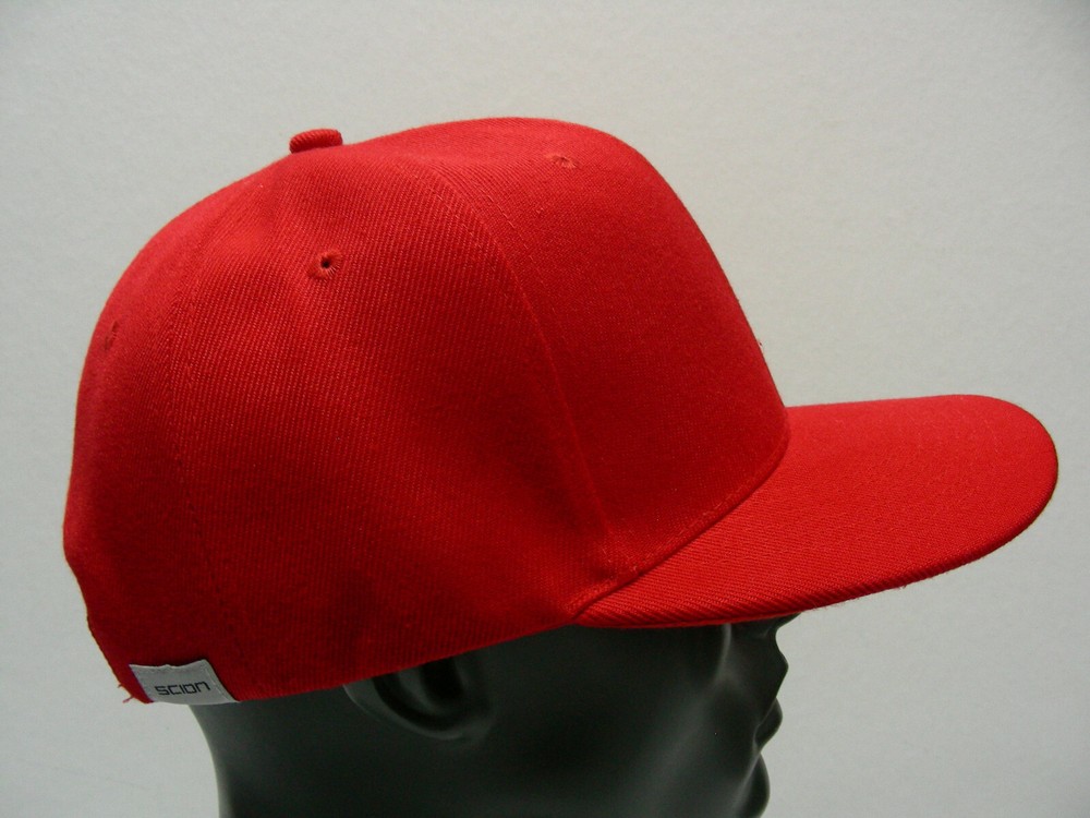 SCION - RED - ONE SIZE ADJUSTABLE SNAPBACK BALL CAP HAT!