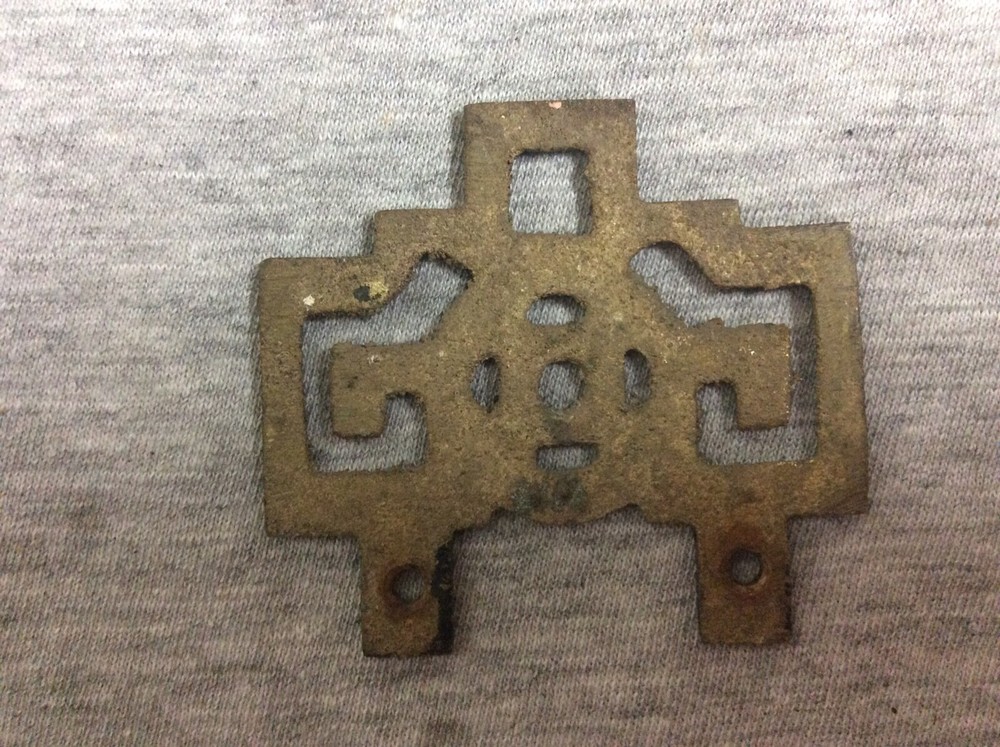 Vintage Brass Drawer Pulls Backplate Only Lot