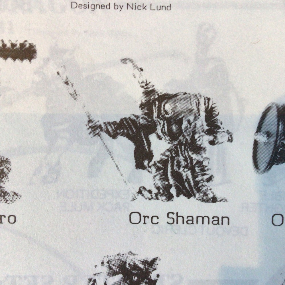 Vintage Warhammer Oldhammer Orc Shaman