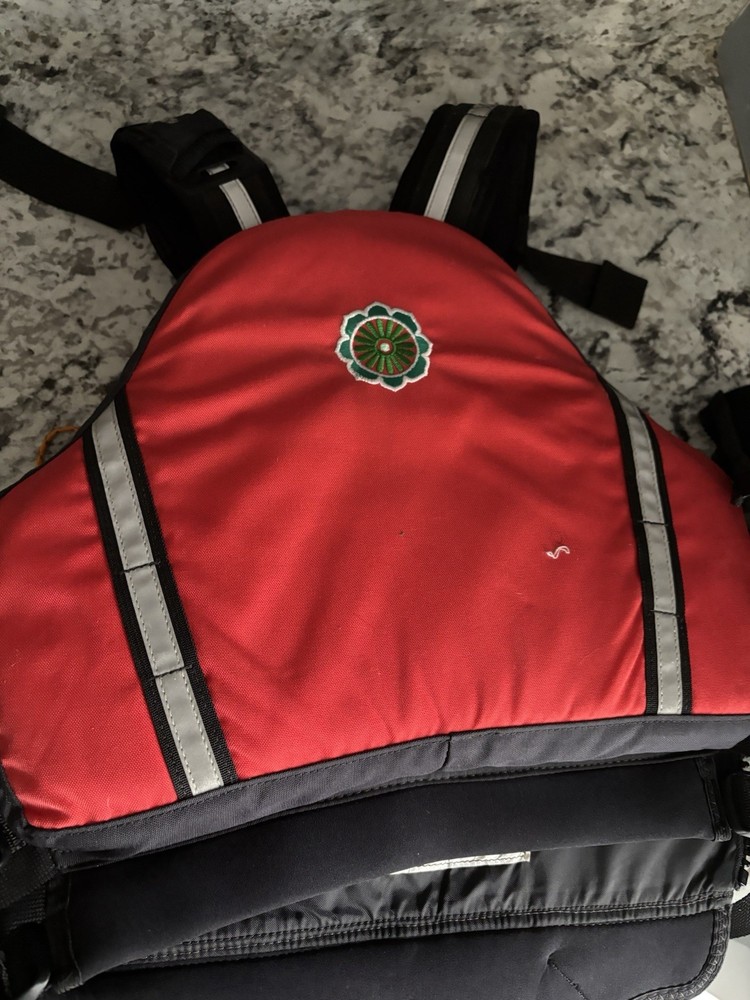 Lotus Design Extra Large Life Jacket Red Black