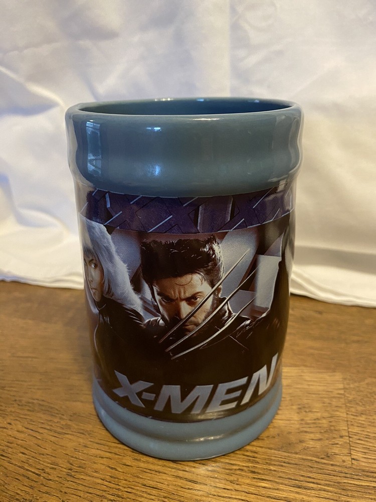 Neca 3D X-Men X2 Movie Stein Mug Marvel  2003 A