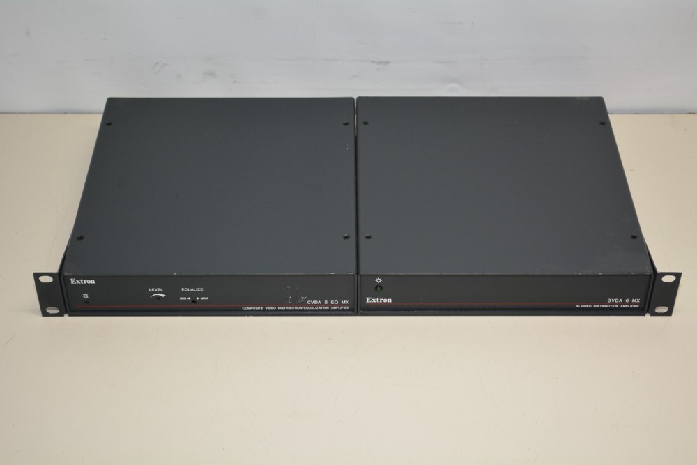 Extron CVDA 6 EQ MX Composite Video Distribution Amplifier & SVDA 6 MX #W1535