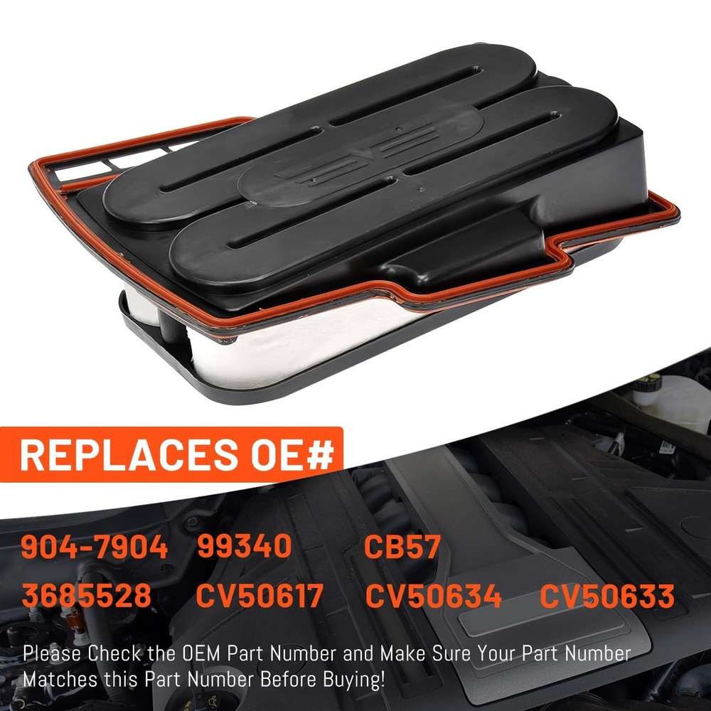 Crankcase Ventilation Filter Engine Breather Element Compatible with Cummins ...