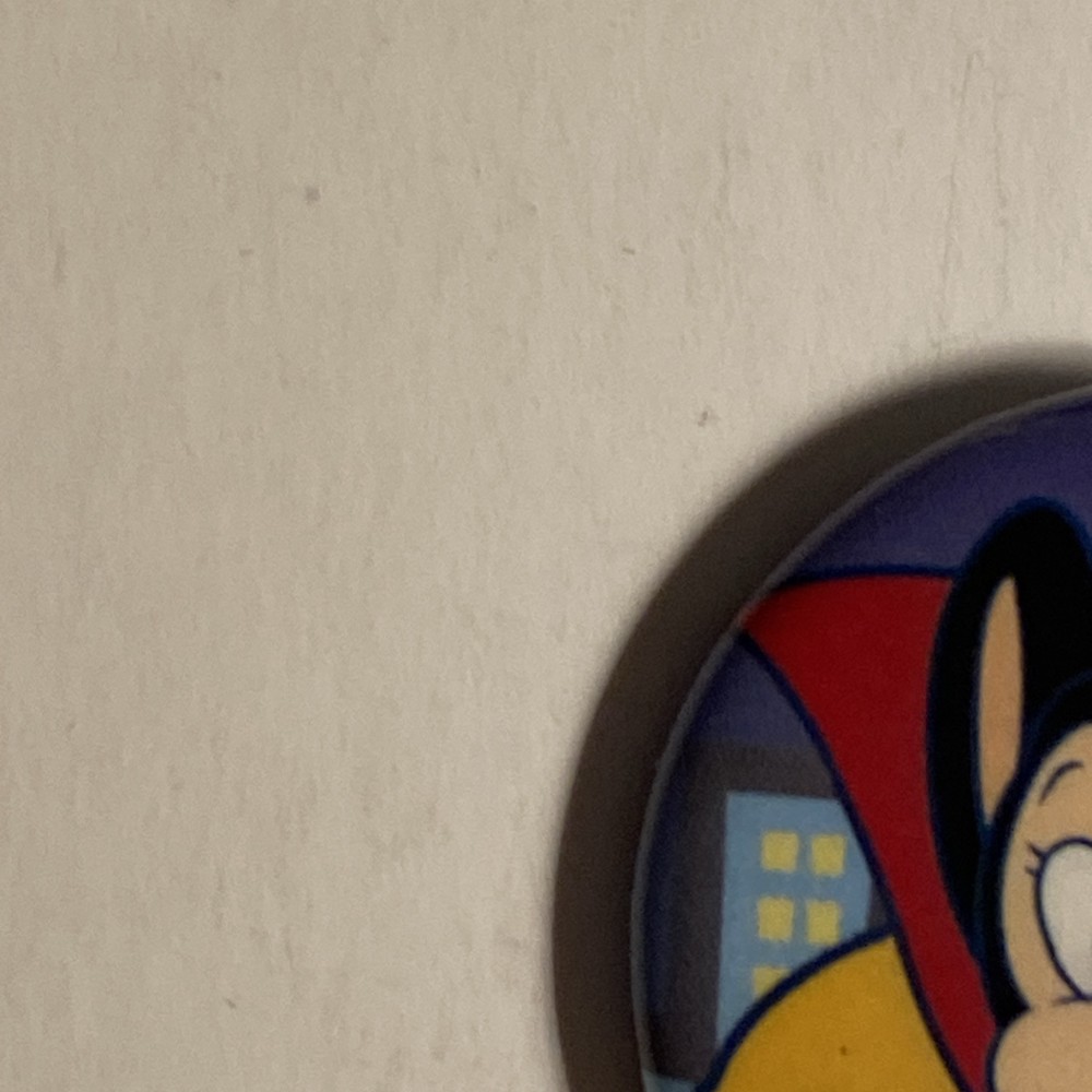 Mighty Mouse Button Pinback Dynamite Comics Superhero FREE SHIPPING