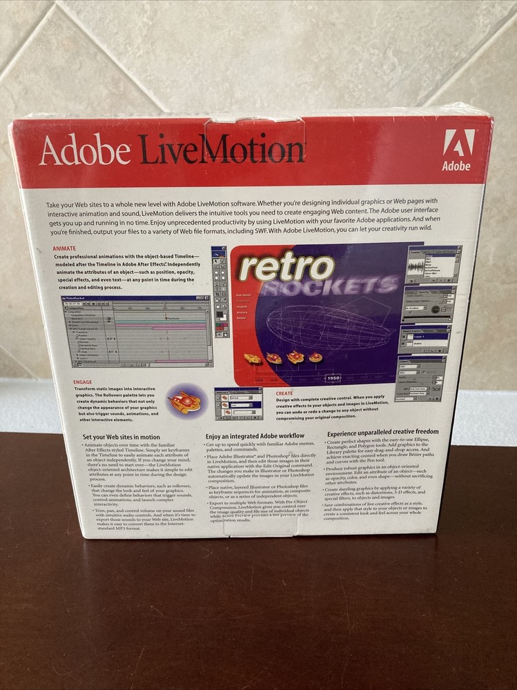 Adobe GoLive Motion Bundle 1.0.1 Education Version For Windows And Macintosh New