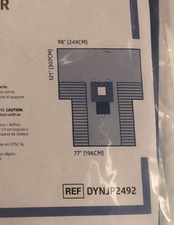 ONE PK MINOR PROCEDURE DRAPE Level 4 SIZE 121"X77" (2492)