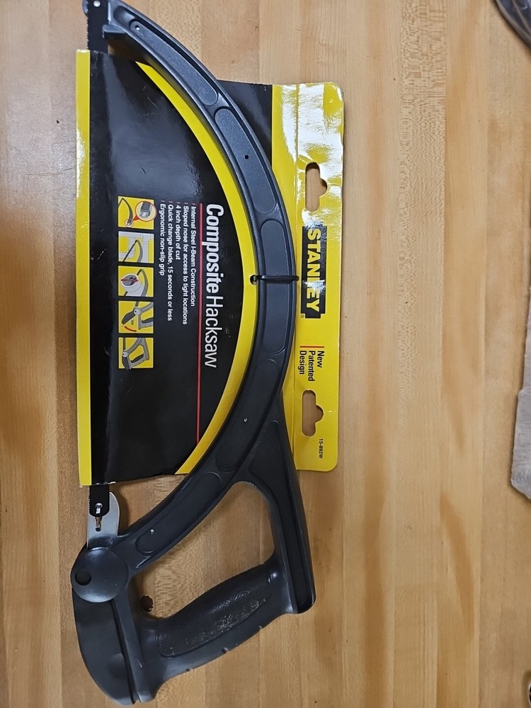Stanley Composite Hacksaw #15-892W, NOS