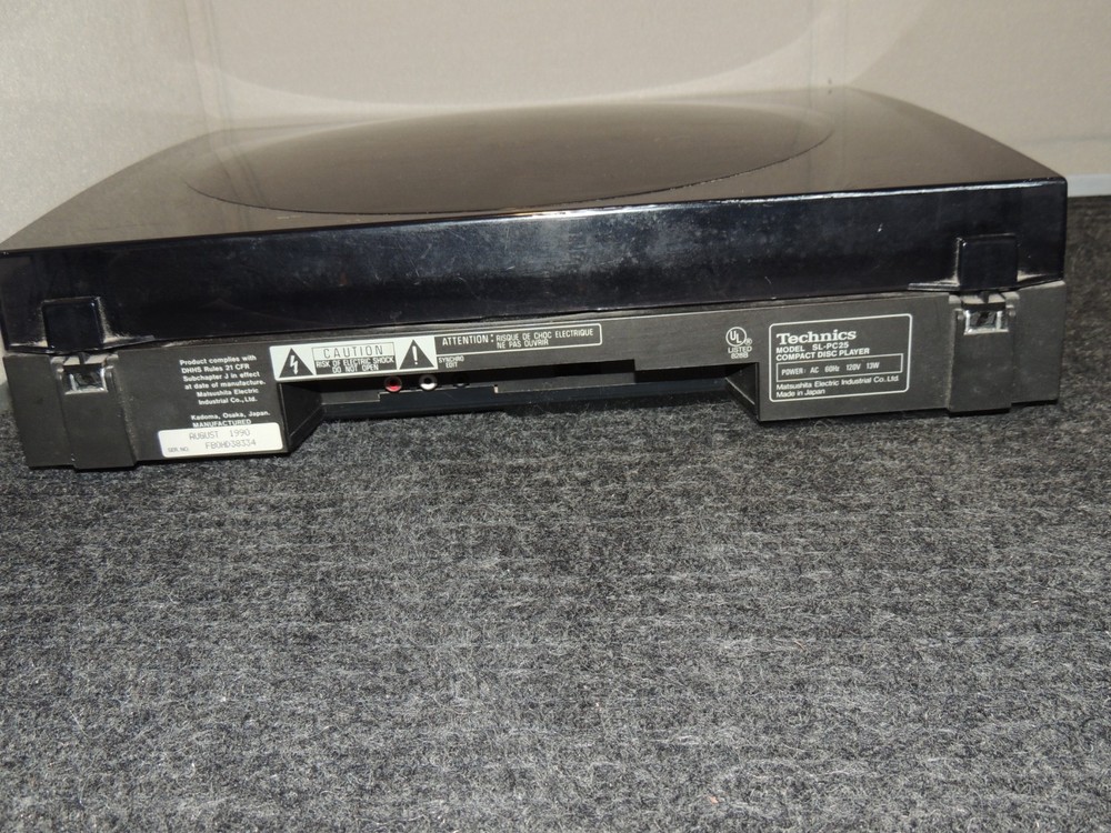 Technics SL-PC25 5 Disc CD Changer Player w/ Remote NO Cord