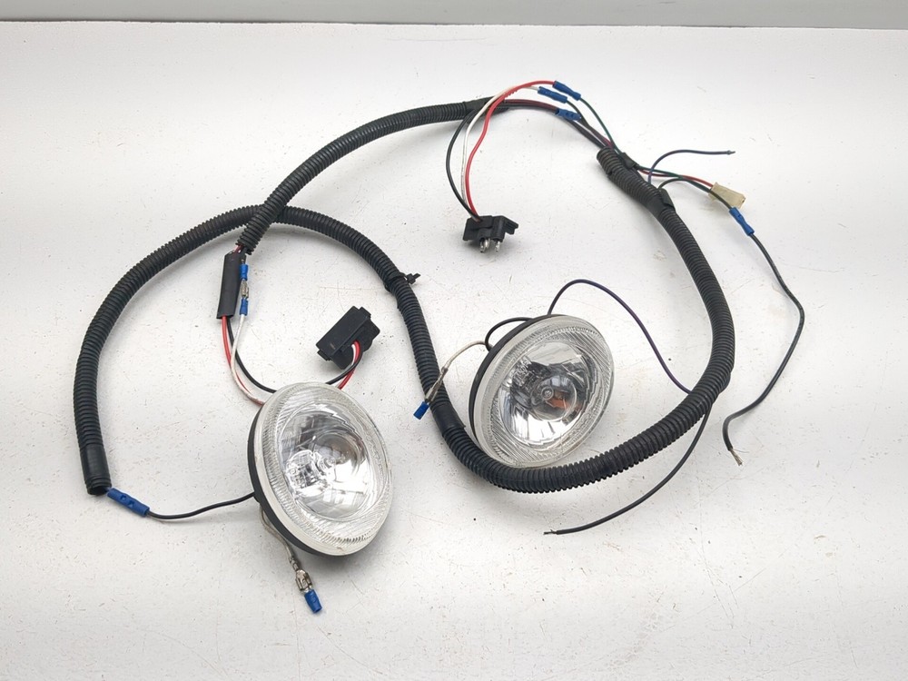 00-11 Polaris Gem Car Cart e2 e4 e6 e825 Front Left & Right Headlights & Harness