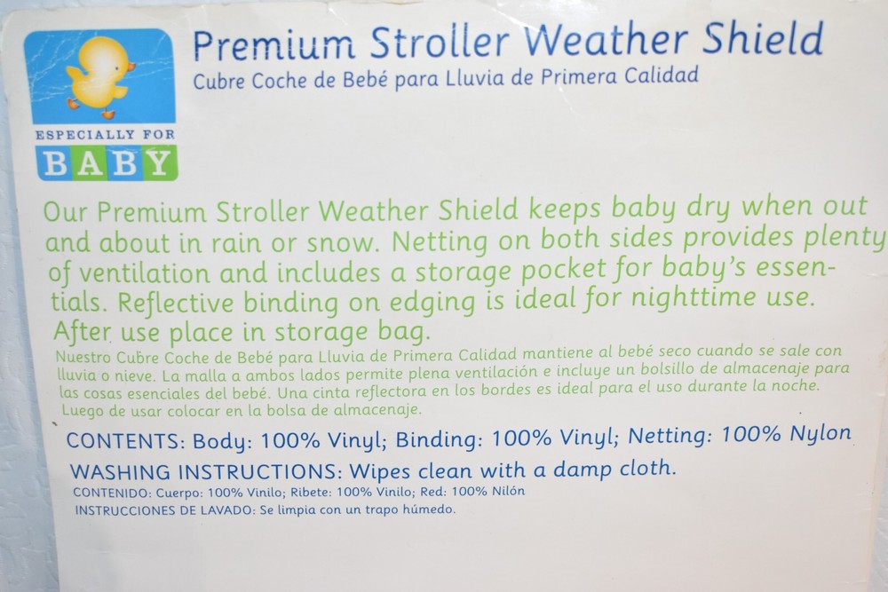 Especially For Baby Premium Stroller Weather Shield