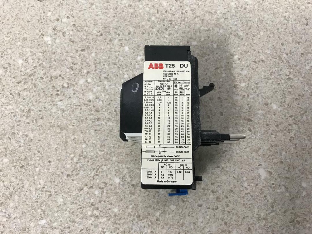 ABB Overload Relay T25DU5.0 NEW