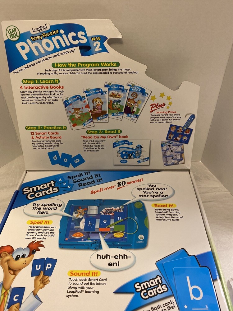 Leapfrog LeapPad Easy Reader Phonics Kit 2 New