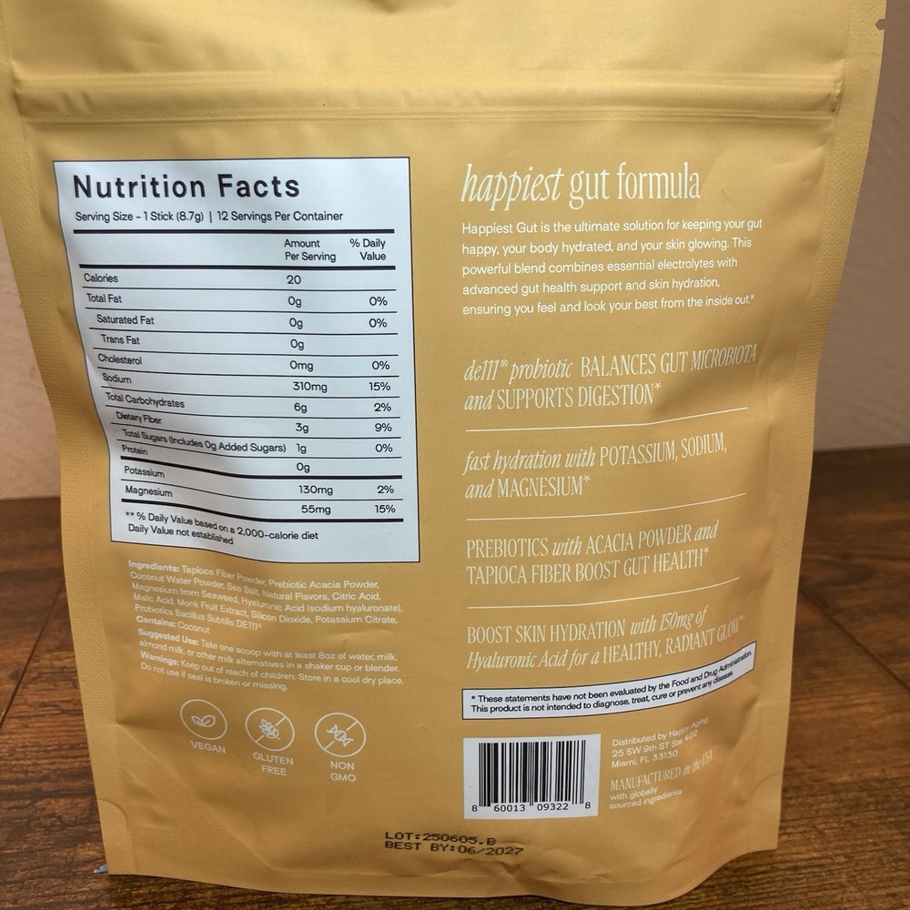 Happy Aging Lemon Ginger Hydration Mix